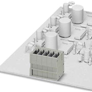 Phoenix Contact - Leiterplattensteckverbinder Grundleiste ST 2,5-PCBV/ 7-G-5,2 f. Leiterplattenst. − 50 Stück