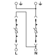 Phoenix Contact - Blitzstromableiter für Energietechnik Blitzstrom- / Überspannung 2801533 sableiter Typ 1/2