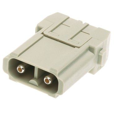 Harting - Kontakteinsatz für Rechtecksteckverbinder Stift 40A 09140022603 Polycarbonat − 2 Stück