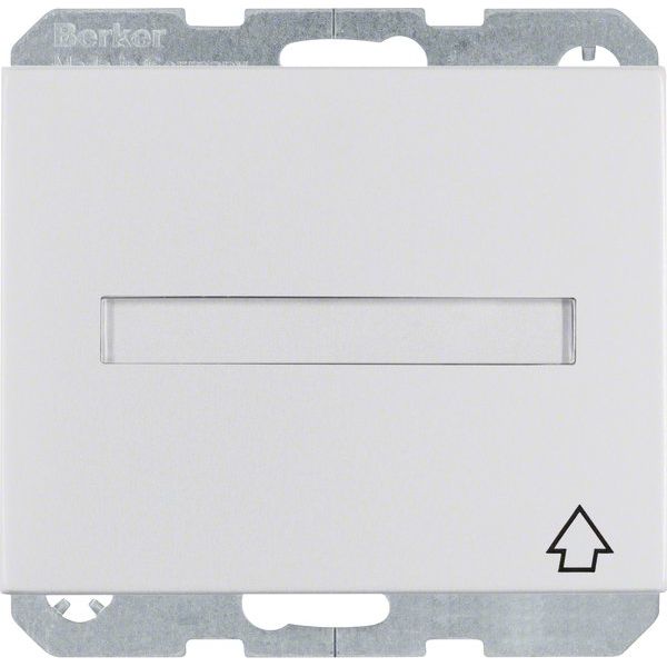 Berker - Steckdose SCHUKO-Steckdose alu 47527103 Deckel/Beschriftung