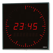 Peweta - Uhr LED-Weltzeit-Display 42.535.531 mit 3 Weltzeiten