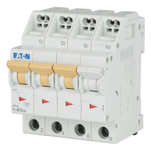 Eaton - Leitungsschutzschalter PLI-B13/3N B 13A, 3p+N Steckkl