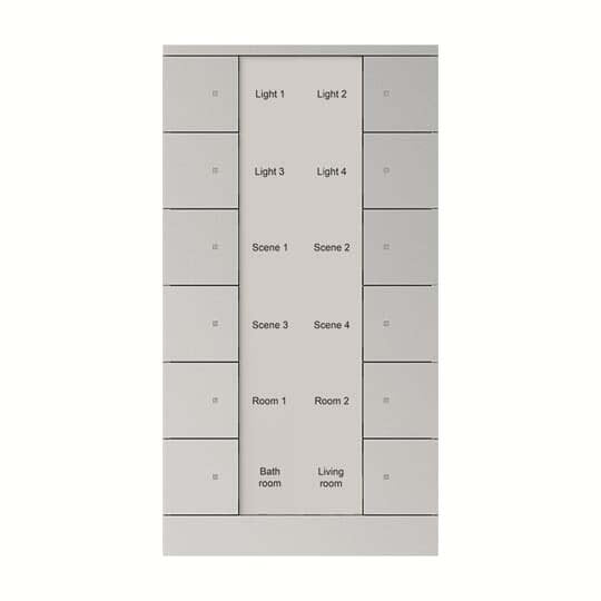 Busch-Jaeger - Bussystem-Tastsensor 12f. Bedienelement SB/U12.0.1-83 alusilber