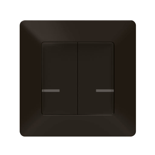 Legrand - Funksender Wandsender 2-Fach Legrand 756387 Schwarz
