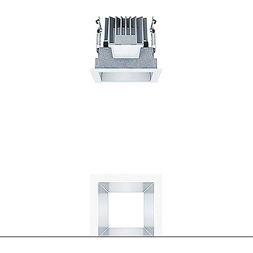 Zumtobel Group - Downlight/Strahler/Flutlicht LED-Einbauleuchte P-INF Q #60817945 3000K