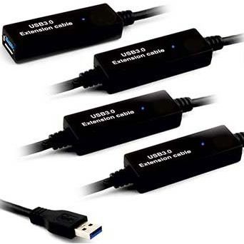 E+P Elektrik - PC-Kabel USB 3.0 Verstärker 20m CC 380/20 St.(A)/Kpl.(A)