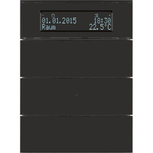 Berker - Bussystem-Mehrfach Bediengerät Tastsensor 3fach 75663592 Glas schwarz