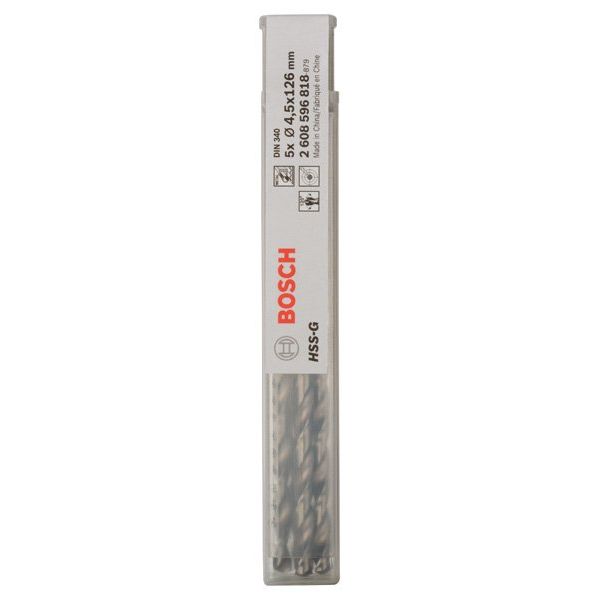 Bosch - Bohrer PRO Metal HSS-G 2608596818 Spiralbohrer 4,5 x