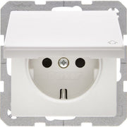 Berker - Steckdose SCHUKO-Steckdose 47516089 m.Klappdeckel