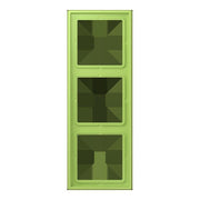 Jung - Abdeckrahmen Rahmen 3-fach LC 983 221 vert clair