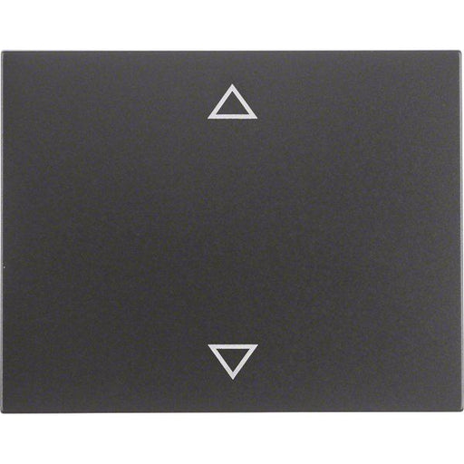 Berker - Abdeckung/Bedienelement für Installationsschalterprogramme Wippe mit Aufdruck Symbol 14057106 Pfeile K.1 anthraz