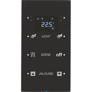 Berker - Bussystem-Tastsensor Touchsensor 3fach 75643155 Glas schwarz