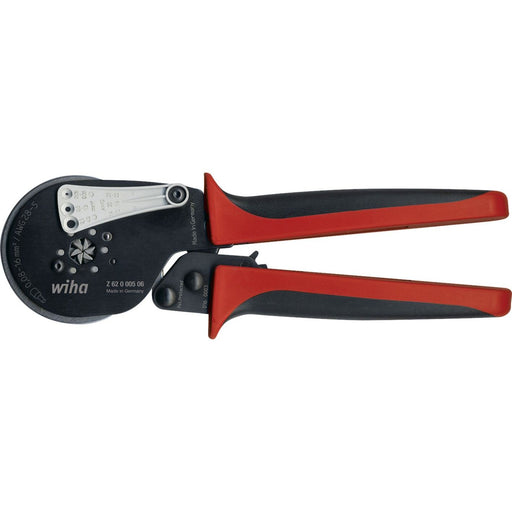 Wiha - Presswerkzeug Kabelschuhe/Verbinder, Aderendhülsen, Schirmanschluss Crimpwerkzeug Z62000506SB für Aderendhülsen