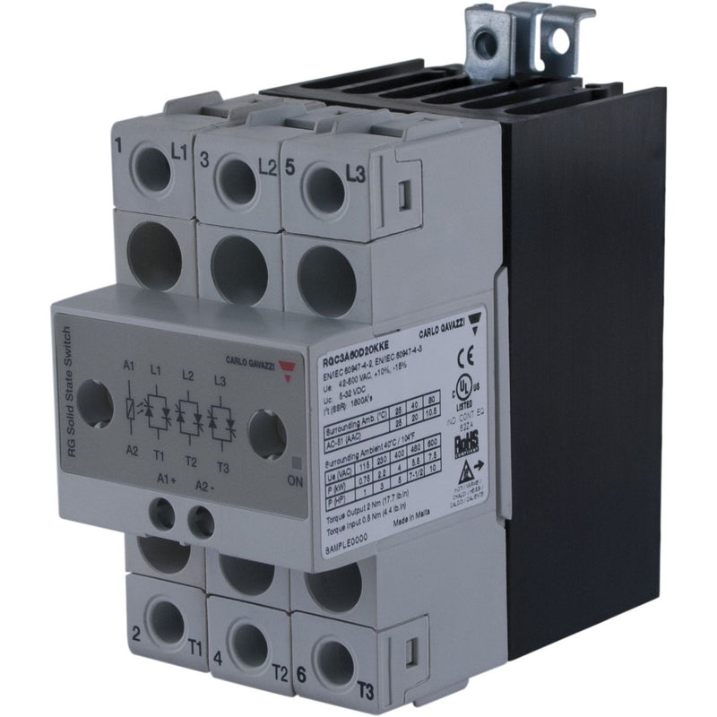 Gavazzi - Halbleiterrelais Halbleiterschütz RGC3A60A20KKE
