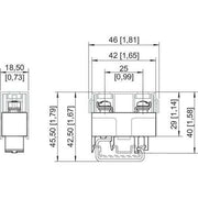 Stahl - Feinsicherungshalter Sicherung 8560/51-4061 (VE5) M 0,100A 250V
