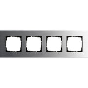 Gira - Abdeckrahmen 4fach 0214219 edelstahl