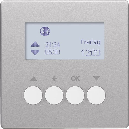 Berker - Jalousiesteuerung Jalousie-Schaltuhr 85741124 alu/lack
