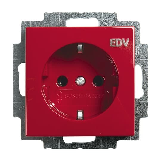 Busch-Jaeger - Steckdose SCHUKO Steckdosen-Einsatz 20 EUC/DV-917 rot