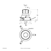 EVN Lichttechnik - Downlight/Strahler/Flutlicht LED-Einbauleuchte modular F02R09AM0630L24P Konfigurationstype