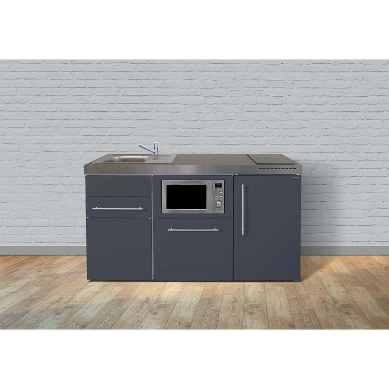Stengel - Mini-Küche Miniküche Premiumline MPGSMSG160KSGSIKFrBl Schiefergrau