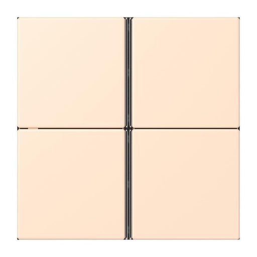 Jung - Abdeckung/Bedienelement für Installationsschalterprogramme Tastensatz 4fach LC 404 TSA 238 terre sienne pale