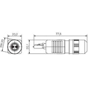 Weidmüller - LWL-Steckverbinder LWL LC Set Multimode IE-PS-V04P-2LC-MM LC Duplex MM − 10 Stück