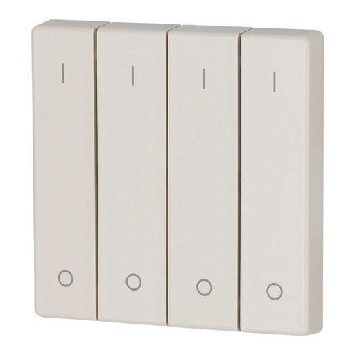 Eaton - Abdeckung/Bedienelement für Installationsschalterprogramme Wippe 4-fach CWIZ-04/12 I/0, creme
