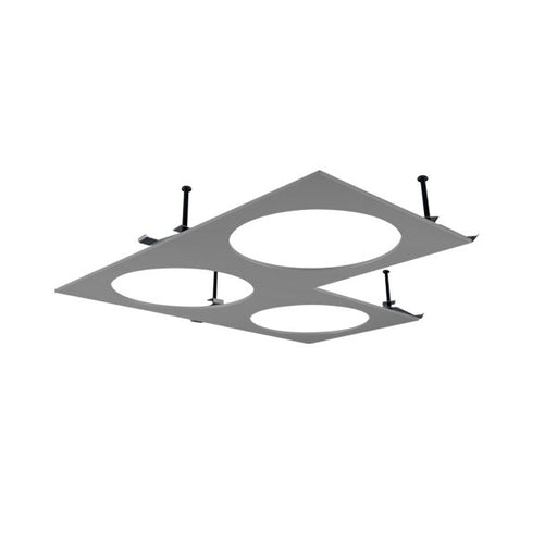 LTS Licht&Leuchten - Mechanisches Zubehör/Ersatzteile für Leuchten Einbau-Eckrahmen SCER 6.330 si 3-flammig