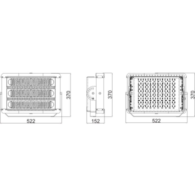 Ledvance - Downlight/Strahler/Flutlicht LED-Scheinwerfer ECOHPF300W857VN36600 5700K