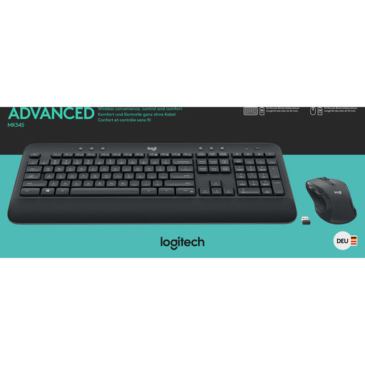Logitech - Tastatur Tastatur/Maus Set MK545 sw Wireless,Laser