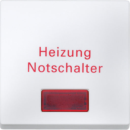 Merten - Abdeckung/Bedienelement für Installationsschalterprogramme Wippe pws 433919 für Heiz-Notschalter