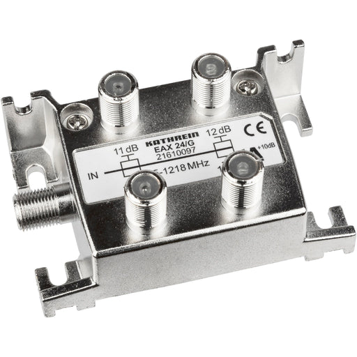 Kathrein - Abzweiger und Verteiler F-Endabzweiger 4f. EAX 24/G 5-1218 MHz 11/12dB