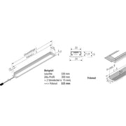 Hera - Decken-/Wandleuchte LED IN-Stick SF 61001830101 330mm dynam