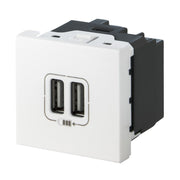 Weidmüller - Modularer Steckverbinder Einbaugehäuseeinsatz IE-FCI-PWB-2USB-A-5V Einsatz − 1 Stück
