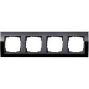 Gira - Abdeckrahmen 4fach 0214738 klar schwarz