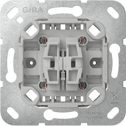 Gira - Taster Wipptaster Wechsler 387500 2f o.Kr. Einsatz