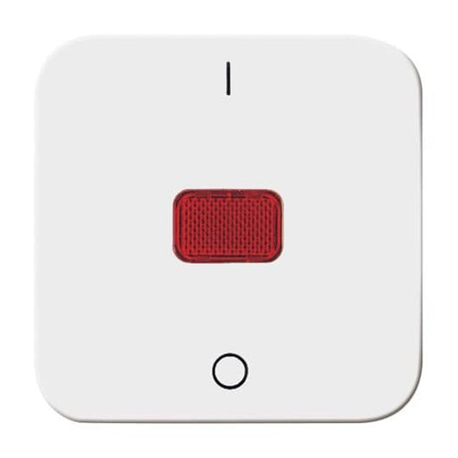 Busch-Jaeger - Abdeckung/Bedienelement für Installationsschalterprogramme Wippe aws 2508-214 Kontroll-Aus 2-polig