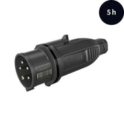 Walther Werke - CEE-Stecker (IEC 60309) CEE NEO Stecker FW210505CC 16A 5P 5h IP54 − 5 Stück