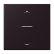 Jung - Abdeckung/Bedienelement für Installationsschalterprogramme Wippe mit Lichtleiter LC 101 KO5P 248 noir divoire