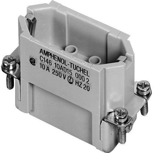 Amphenol Tuchel - Kontakteinsatz für Rechtecksteckverbinder Stifteinsatz-Crimp C146 10A015-000-2 ohne Kontakte