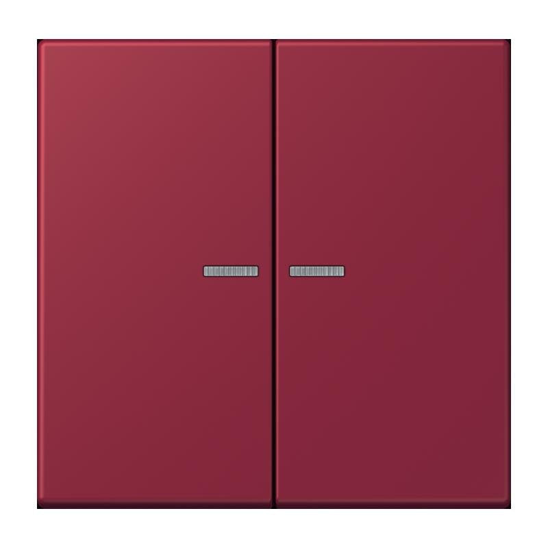 Jung - Abdeckung/Bedienelement für Installationsschalterprogramme Wippe mit Lichtleiter LC 102 KO5 255 le rubis
