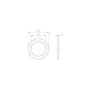 Jacob - Dichtring, flach Anschlussgewinde-Dichtring FD-M32-GR M 32 − 25 Stück