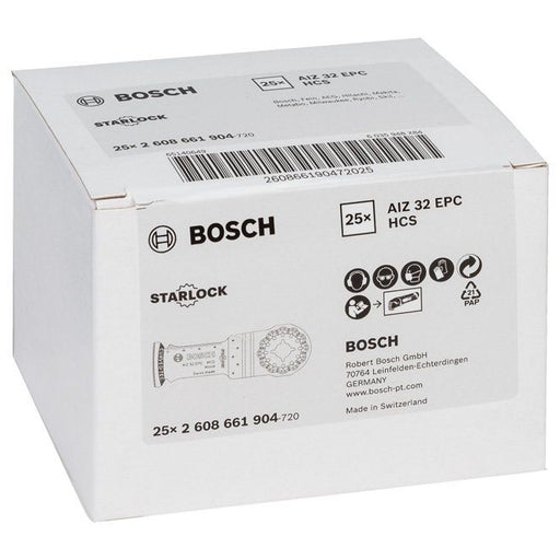 Bosch - Blatt für Oszillierer HCS Tauchsägeblatt AIZ 32 2608661904 EPC Wood, 50 x 32 mm