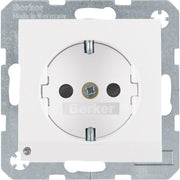 Berker - Steckdose SCHUKO-Steckdose pws/matt 41091909 LED-Orientierungsl