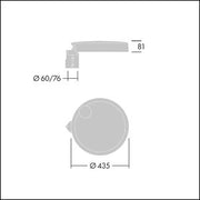 Thorn - Straßen- und Platzleuchte LED-Wegebeleuchtung CT S 36L25 #96634290 730