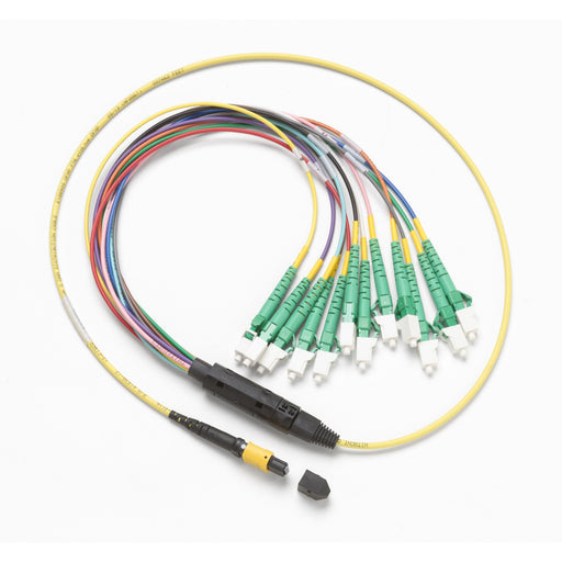 Fluke Networks - System-Patchkabel LWL Breakout-MPO SM Testkabel SBKC-MPOAPCU-LCAP 1m,Buchse/LCAPC Verb