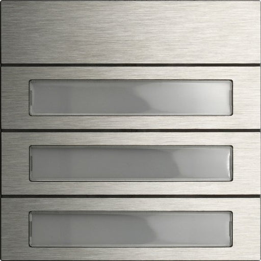 Gira - Funktionsmodul für Türkommunikation Ruftastenmodul 3-f. 5533914 edelstahl V4A