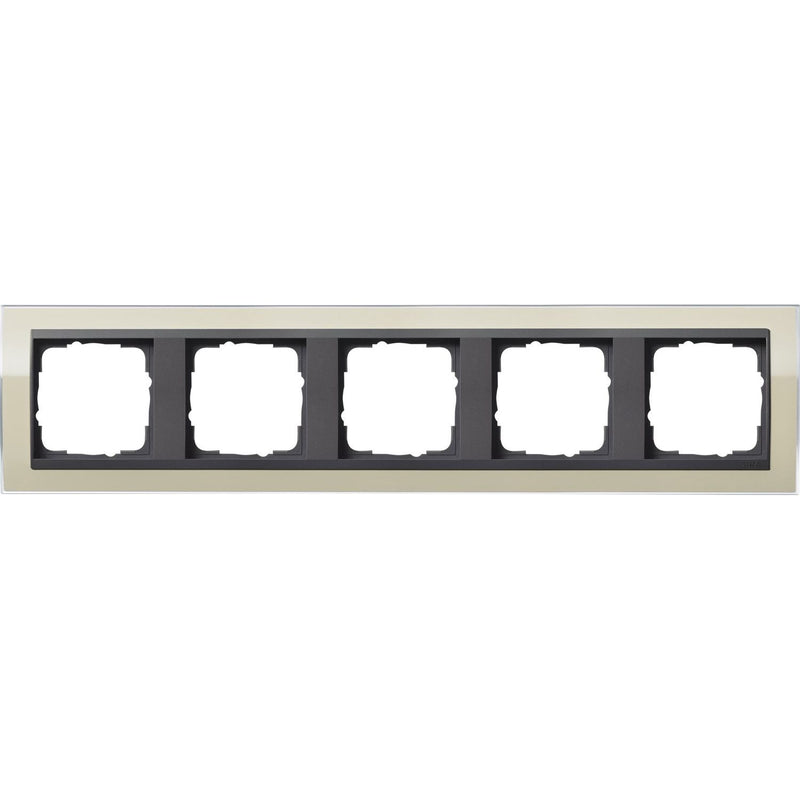 Gira - Abdeckrahmen 5fach 0215778 klar sand