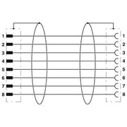 Phoenix Contact - Konfektioniertes Sensor-Aktor-Kabel Sensor-/Aktor-Kabel SAC-8P-M 8MS#1404136