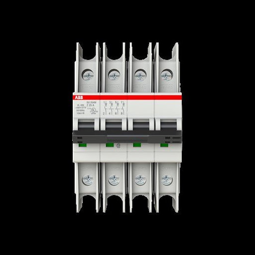 ABB Stotz S&J - Leitungsschutzschalter Sicherungsautomat SU204M-Z25 10kA 25A 4P